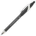 Paper Mate Papermate 087175 Flexgrip Elite Lubriglide Refillable Retractable Ballpoint Pen; Medium Tip; Black Ink-Barrel; Pack - 12 87175